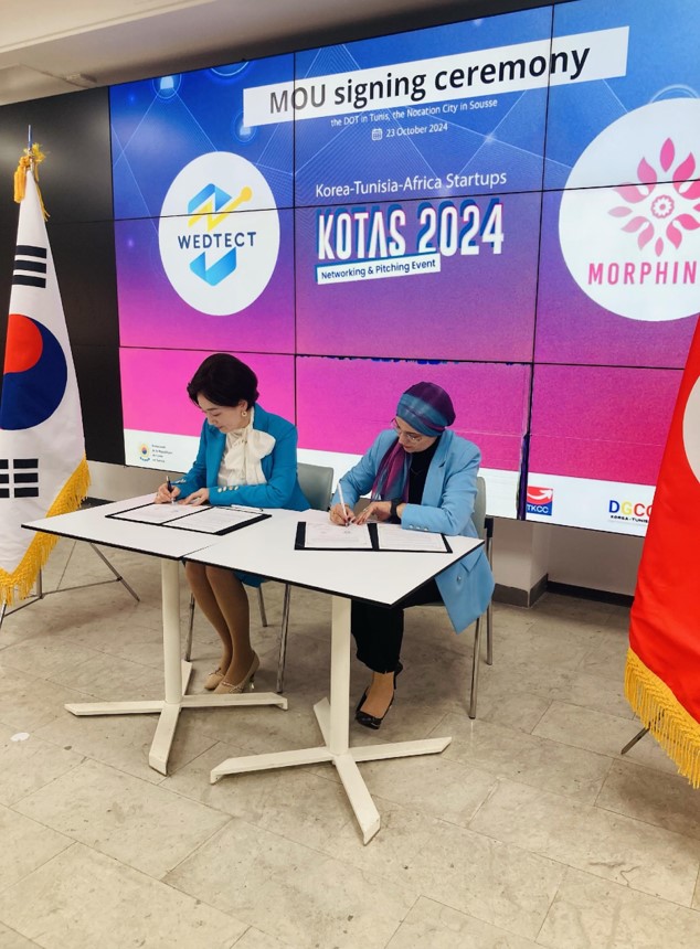 WEDTECT signe un accord avec MORPHING i à KOTAS2024